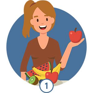 Eat healthy food